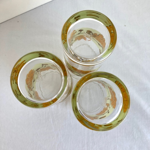 Vintage Ocean Thailand Oak Leaf & Acorns Glasses - Picture 4 of 7